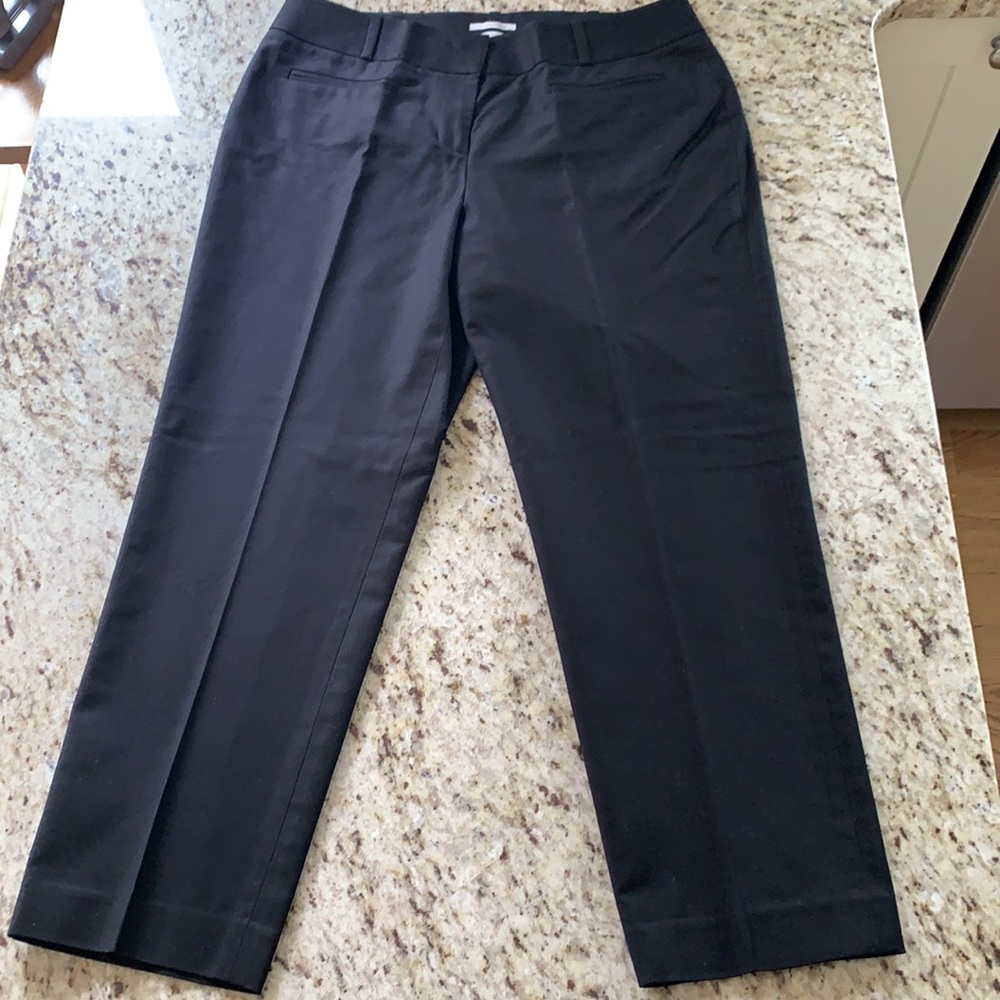 Halogen cropped stretch cotton trouser, size 8